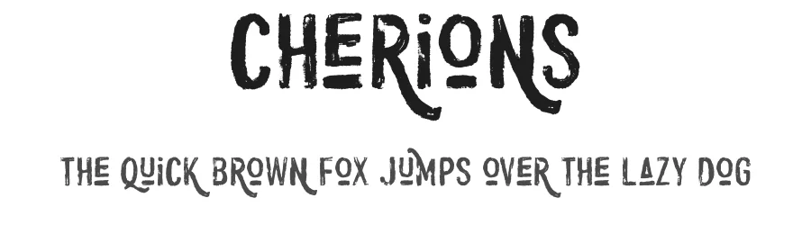Cherions by Sarid Ezra — Script Handwritten Font