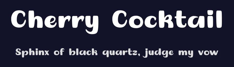 Cherry Cocktail by Joe Letter — Script Handwritten Font — thumbnail 2