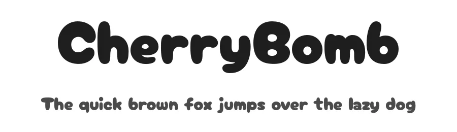 CherryBomb by satsuyako — Display Font