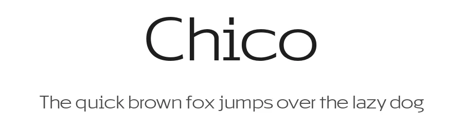 Chico by Tapiwanashe Sebastian Garikayi — Sans Serif Font
