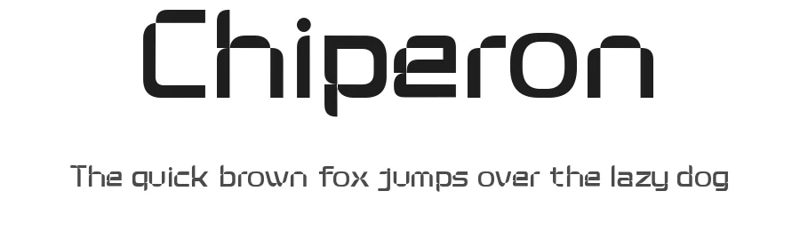 Chiperon by Arifiyana — Display Font