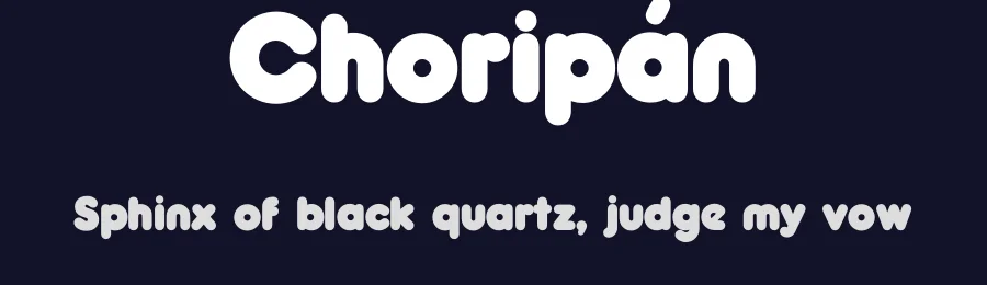 Choripán by Rafael Nascimento - after Bob Newman (Letraset) — Sans Serif Font — thumbnail 2