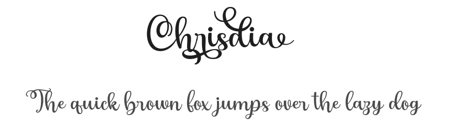 Chrisdia by Lettersweet — Script Handwritten Font
