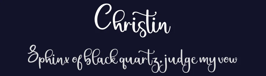 Christin by Suntype — Script Handwritten Font — thumbnail 2