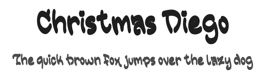 Christmas Diego — Script Handwritten Font