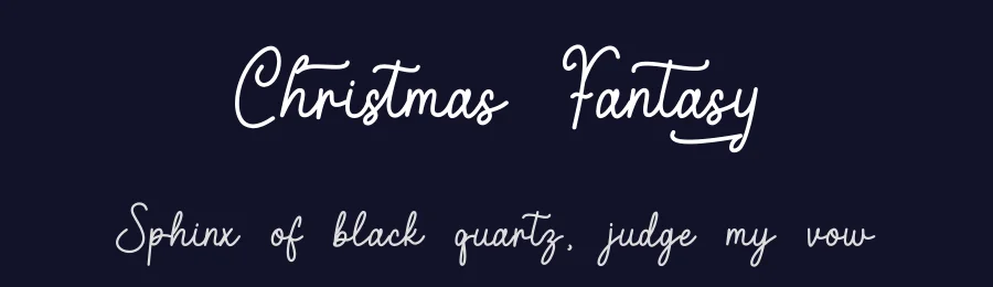 Christmas Fantasy by Jefri Dwi Alfatah — Script Handwritten Font — thumbnail 2