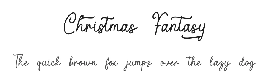 Christmas Fantasy by Jefri Dwi Alfatah — Script Handwritten Font