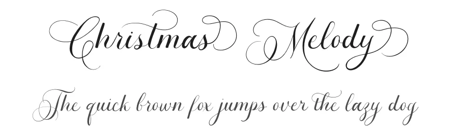Christmas Melody by Risca Anitawati — Script Handwritten Font