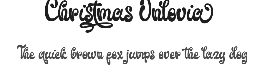 Christmas Onlovia by Lettersweet — Script Handwritten Font