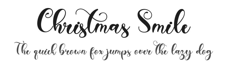 Christmas Smile by Yoga Letter 2021 (Isroni Yoga Prasetya) — Script Handwritten Font