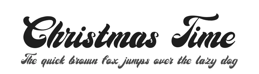 Christmas Time by Sealoung+Saiful Anwar — Script Handwritten Font