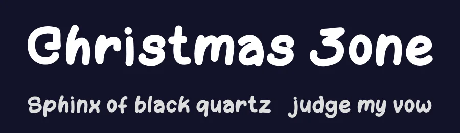 Christmas Zone — Script Handwritten Font — thumbnail 2