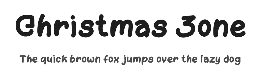 Christmas Zone — Script Handwritten Font