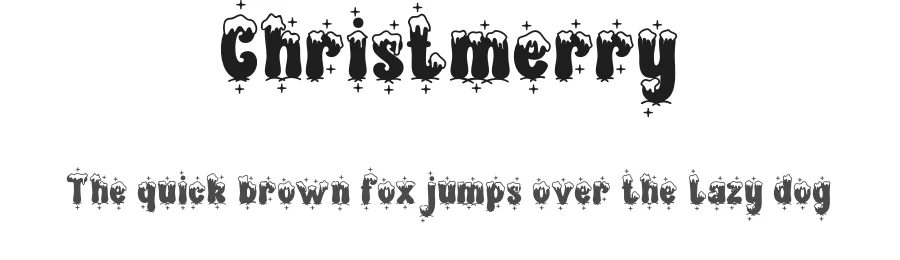 Christmerry by Dida Ahluddin — Display Font