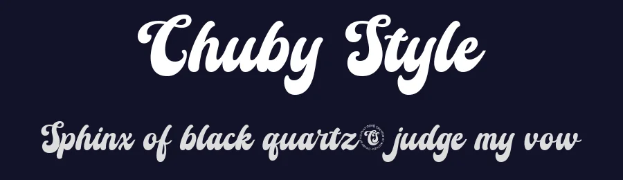 Chuby Style by Keithzo — Script Handwritten Font — thumbnail 2