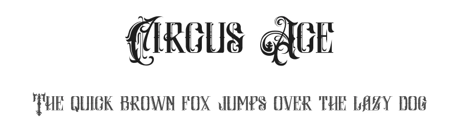Circus Ace by Pandeka Studio — Display Font