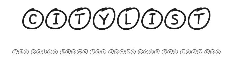 Citylist by Khurasan — Script Handwritten Font