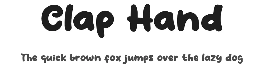 Clap Hand by Khurasan — Script Handwritten Font