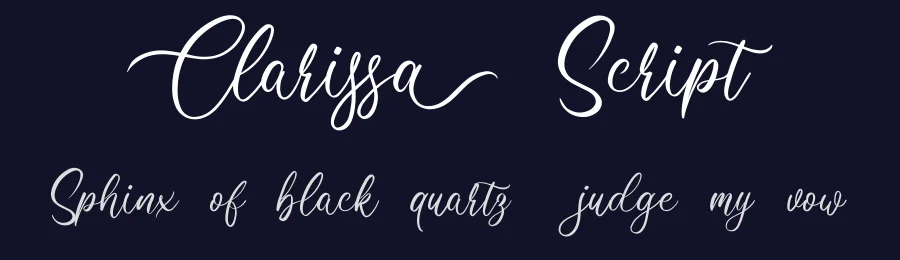 Clarissa Script by Blankids STD — Script Handwritten Font — thumbnail 2