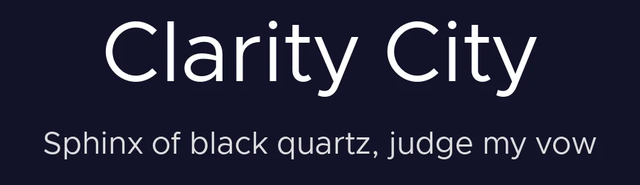 Clarity City by VMware — Sans Serif Font — thumbnail 2