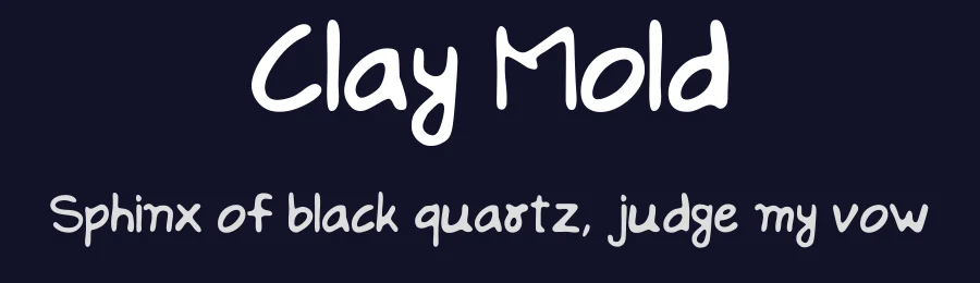 Clay Mold by Iram Khan — Script Handwritten Font — thumbnail 2