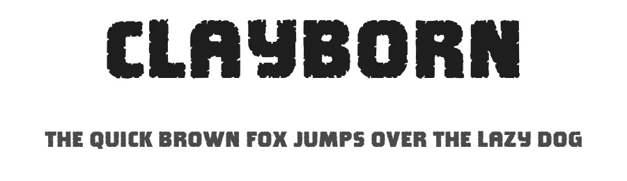 Clayborn by Frank Baranowski — Display Font