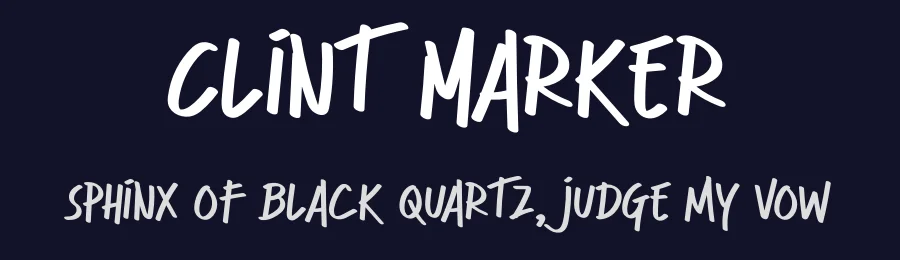 Clint Marker by Sahirul — Script Handwritten Font — thumbnail 2