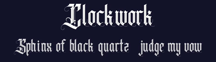 Clockwork by Maulana creative — Display Font — thumbnail 2