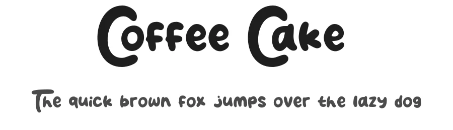 Coffee Cake by Khurasan — Script Handwritten Font