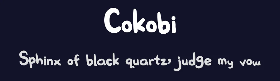 Cokobi by Ginan Perdana — Script Handwritten Font — thumbnail 2
