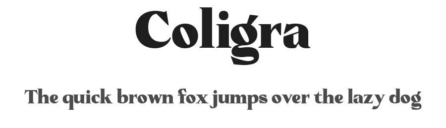 Coligra by Khaidir โ Serif Font