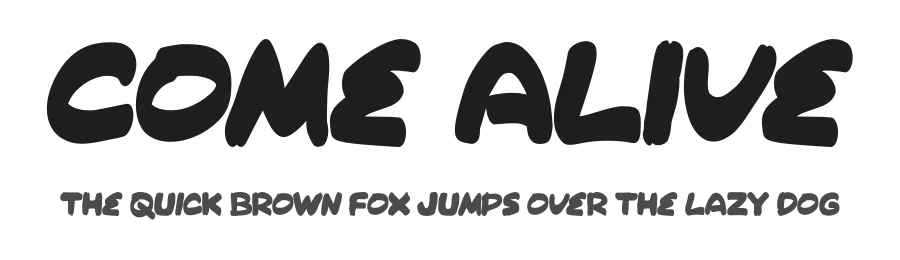 Come Alive by Alexander Sheliketo — Script Handwritten Font