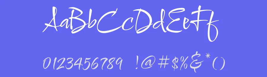 Comforter by Robert E. Leuschke — Script Handwritten Font — thumbnail 3