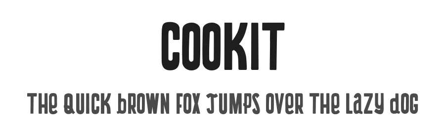 Cookit by Corgi Astronaut — Display Font