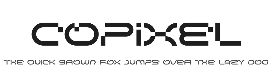 Copixel by Muhammad Muammar, Furqan Sudirman — Display Font