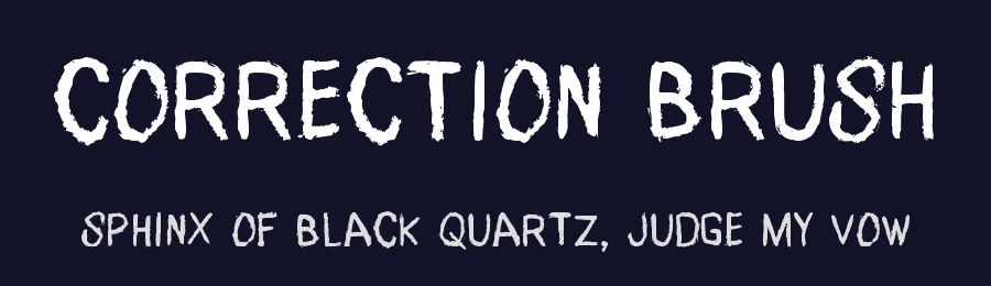 Correction Brush by GGBotNet — Script Handwritten Font — thumbnail 2
