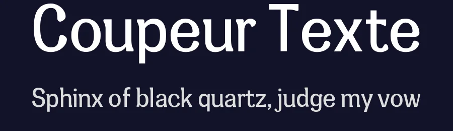 Coupeur Texte by Léa Rolland — Sans Serif Font — thumbnail 2
