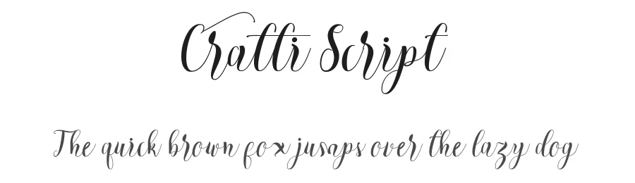 Cratti Script by fadhil — Script Handwritten Font