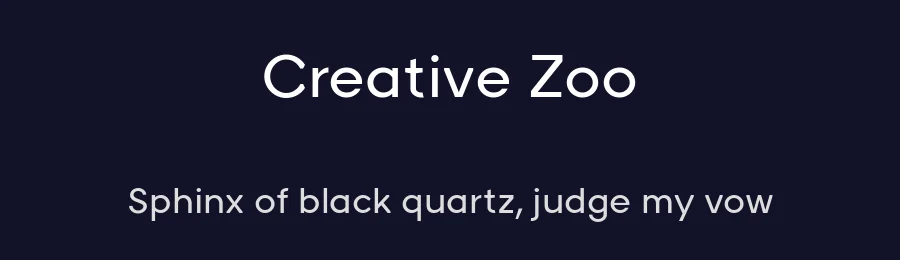 Creative Zoo by Rene Sorensen — Sans Serif Font — thumbnail 2