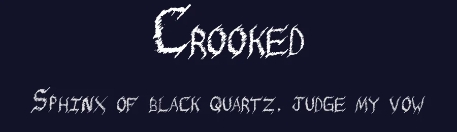 Crooked by Bryce Thompson — Script Handwritten Font — thumbnail 2