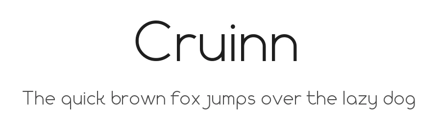 Cruinn by Dimitri Antonov — Sans Serif Font