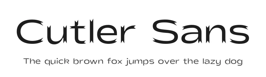 Cutler Sans by Laire Banyu Sandi Pawenang — Sans Serif Font