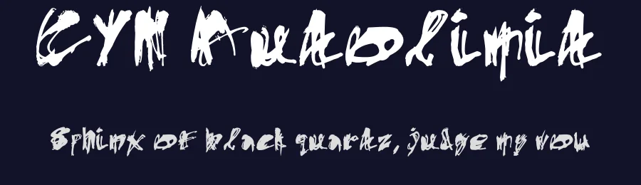CYN Autolimit by ptrs_0 — Script Handwritten Font — thumbnail 2