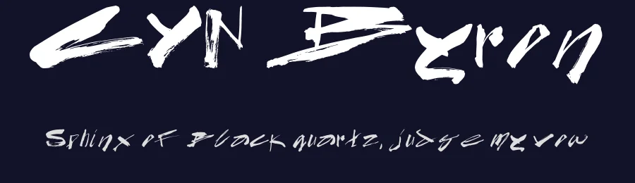 CYN Byron by ptrs_0 — Script Handwritten Font — thumbnail 2