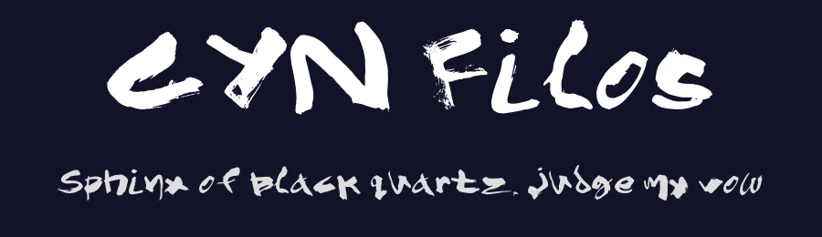 CYN Filos by Ptrs_0 — Script Handwritten Font — thumbnail 2