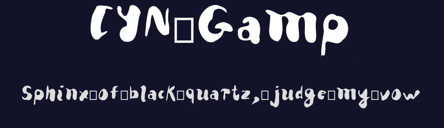 CYN Gamp — Script Handwritten Font — thumbnail 2