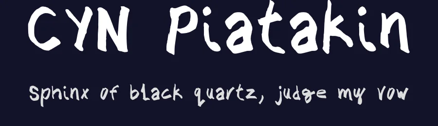 CYN Piatakin — Script Handwritten Font — thumbnail 2