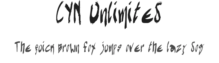 CYN Unlimited by ptrs_0 — Script Handwritten Font