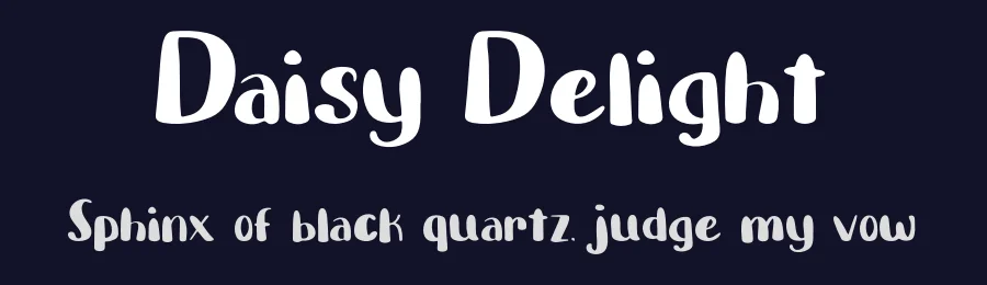 Daisy Delight by New Heloyud — Script Handwritten Font — thumbnail 2