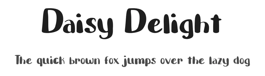 Daisy Delight by New Heloyud — Script Handwritten Font